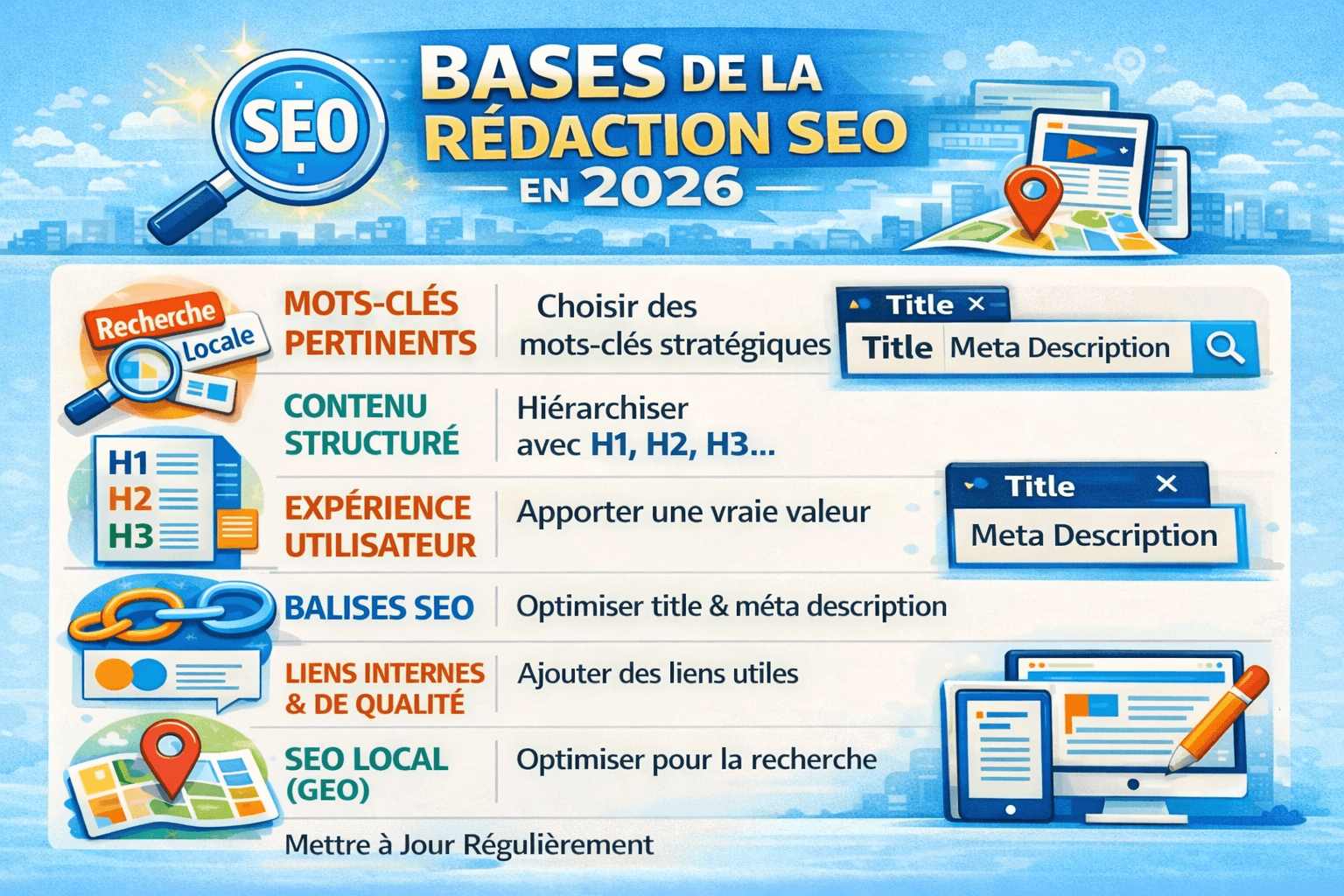 les 9 bases de la rédaction SEO