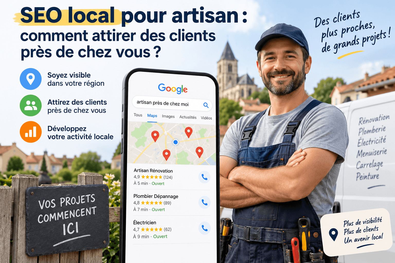 SEO local pour artisan