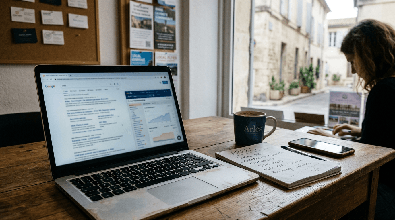 Agence SEO à Arles visibilité pour hébergeurs et restaurateurs