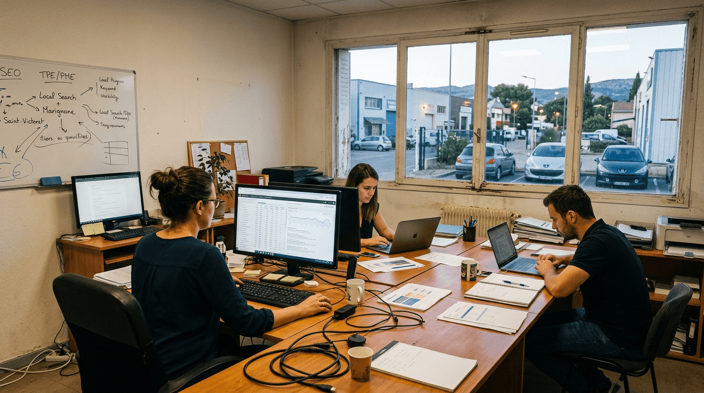Agence SEO à Marignane et Saint-Victoret pour TPE et PME