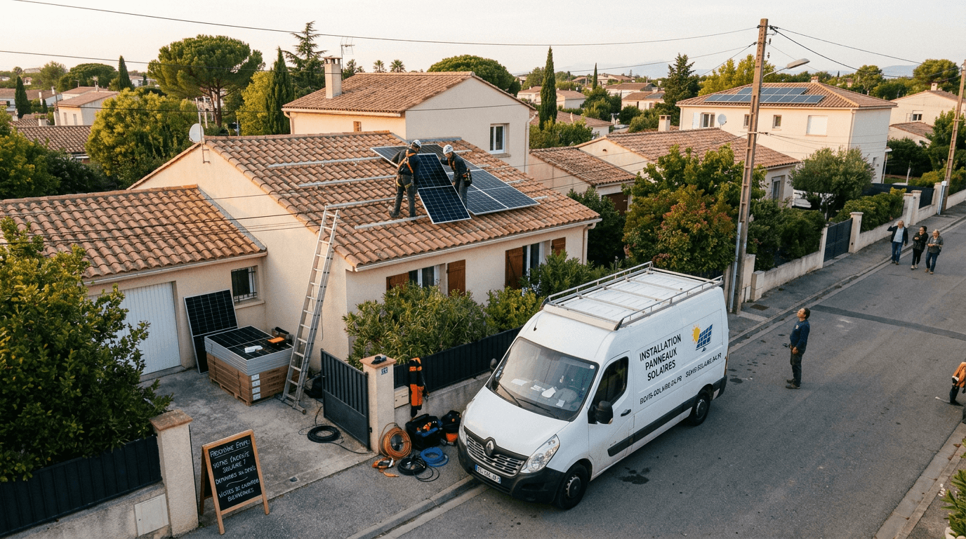 SEO installateur photovoltaïque : capter des demandes de devis